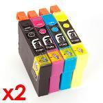 2 Sets of 4 compatible Epson Ink Cartridges (502XL)